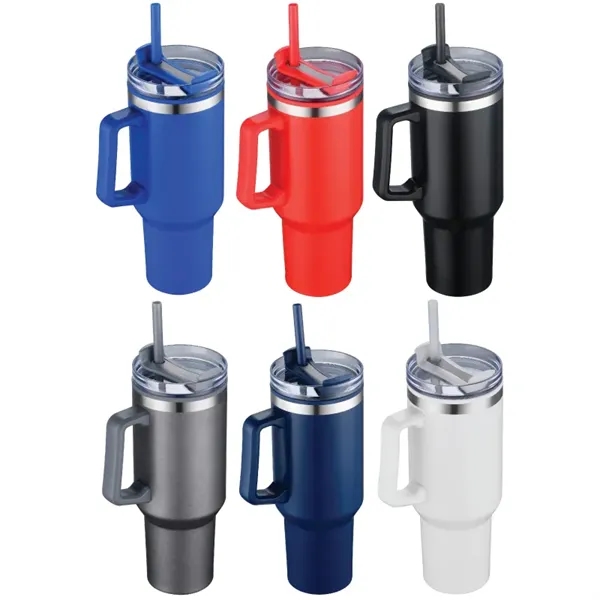 Beluga 40 oz. Double Walled Tumbler Mug w/ Plastic Liner - Beluga 40 oz. Double Walled Tumbler Mug w/ Plastic Liner - Image 4 of 10