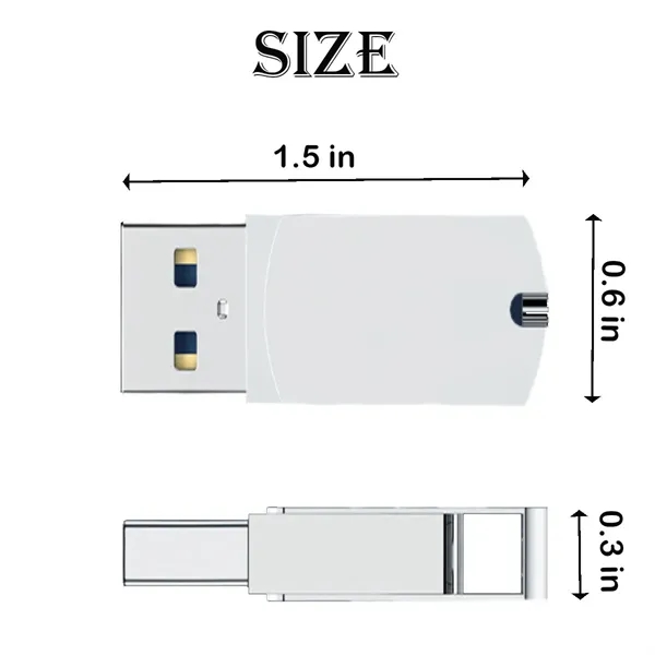 USB3.0 Waterproof 128GB Flash Drive - USB3.0 Waterproof 128GB Flash Drive - Image 1 of 5