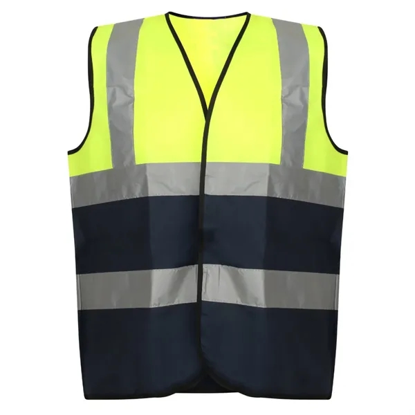 Hi Viz Class 2 Knitted Color Block Safety Loop & Hook Vest - Hi Viz Class 2 Knitted Color Block Safety Loop & Hook Vest - Image 7 of 7