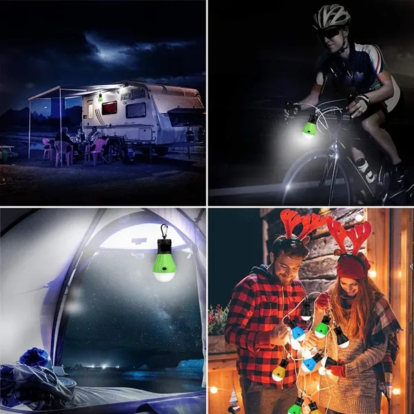 Portable LED Tent Lamp With Carabiner - Portable LED Tent Lamp With Carabiner - Image 7 of 7