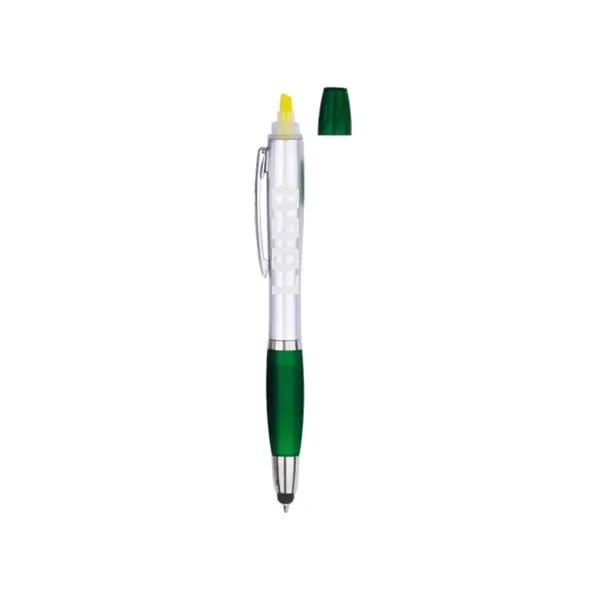 3 in 1 Stylus Ballpoint Pen Highlighter - 3 in 1 Stylus Ballpoint Pen Highlighter - Image 2 of 5
