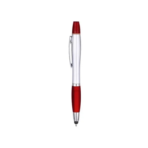 3 in 1 Stylus Ballpoint Pen Highlighter - 3 in 1 Stylus Ballpoint Pen Highlighter - Image 4 of 5