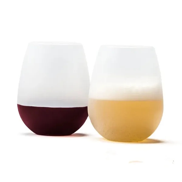 350ml Silicone Drinkware Unbreakable Wine Glasses for Party - 350ml Silicone Drinkware Unbreakable Wine Glasses for Party - Image 1 of 1