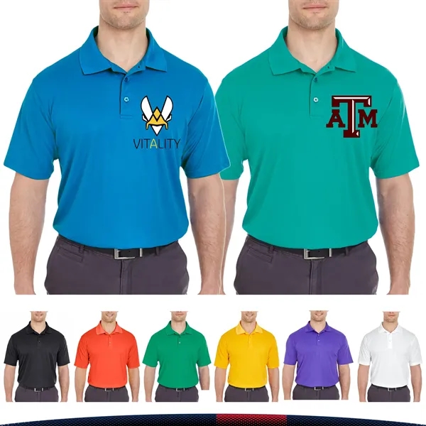 Ultra Club® Men's Sports Polo Shirts - Ultra Club® Men's Sports Polo Shirts - Image 1 of 24