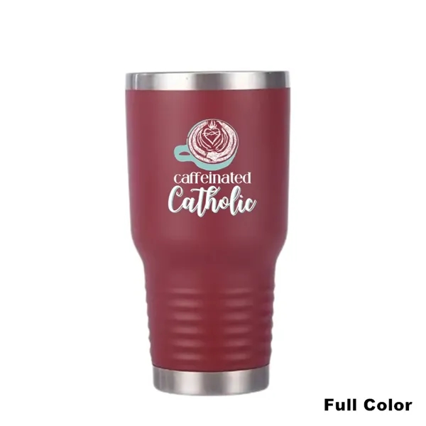 30 oz Double Wall Stainless Steel Tumbler with Straw Lid - 30 oz Double Wall Stainless Steel Tumbler with Straw Lid - Image 2 of 21