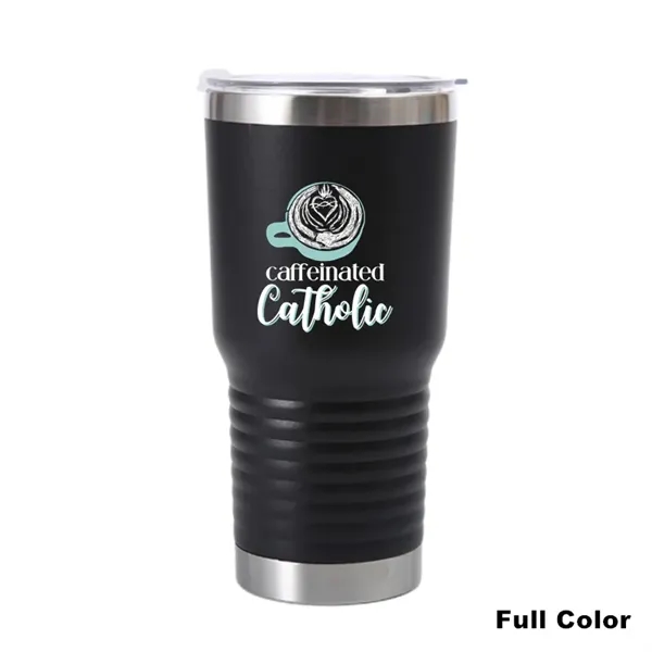 30 oz Double Wall Stainless Steel Tumbler with Straw Lid - 30 oz Double Wall Stainless Steel Tumbler with Straw Lid - Image 3 of 21