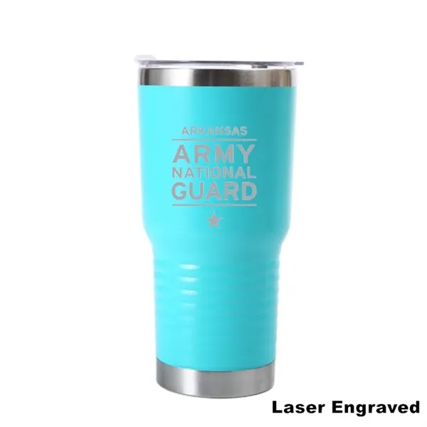 30 oz Double Wall Stainless Steel Tumbler with Straw Lid - 30 oz Double Wall Stainless Steel Tumbler with Straw Lid - Image 4 of 21
