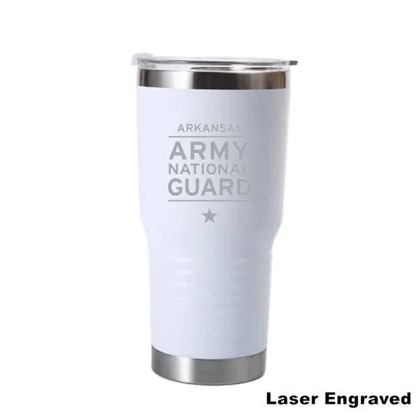 30 oz Double Wall Stainless Steel Tumbler with Straw Lid - 30 oz Double Wall Stainless Steel Tumbler with Straw Lid - Image 5 of 21
