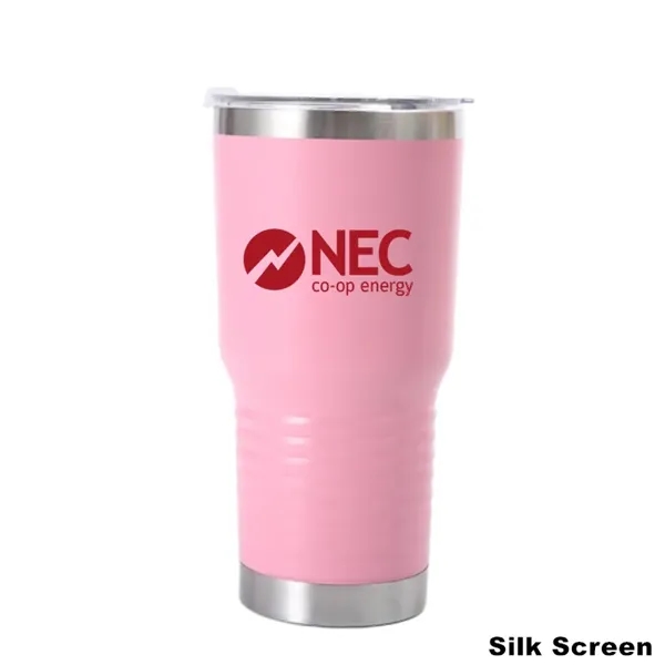 30 oz Double Wall Stainless Steel Tumbler with Straw Lid - 30 oz Double Wall Stainless Steel Tumbler with Straw Lid - Image 6 of 21