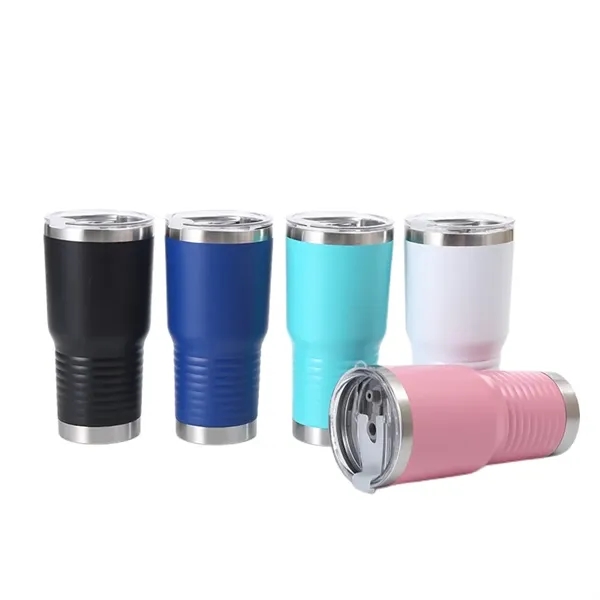 30 oz Double Wall Stainless Steel Tumbler with Straw Lid - 30 oz Double Wall Stainless Steel Tumbler with Straw Lid - Image 19 of 21