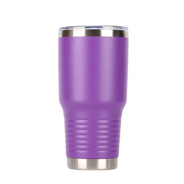 30 oz Double Wall Stainless Steel Tumbler with Straw Lid - 30 oz Double Wall Stainless Steel Tumbler with Straw Lid - Image 8 of 21