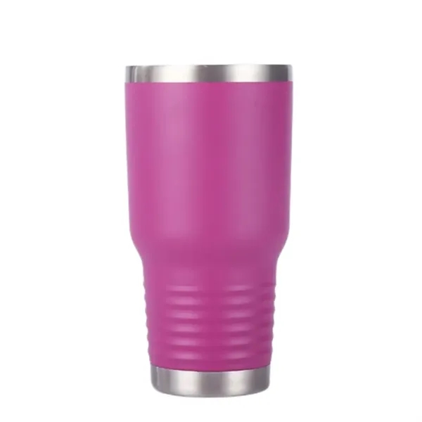 30 oz Double Wall Stainless Steel Tumbler with Straw Lid - 30 oz Double Wall Stainless Steel Tumbler with Straw Lid - Image 9 of 21