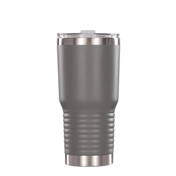 30 oz Double Wall Stainless Steel Tumbler with Straw Lid - 30 oz Double Wall Stainless Steel Tumbler with Straw Lid - Image 10 of 21