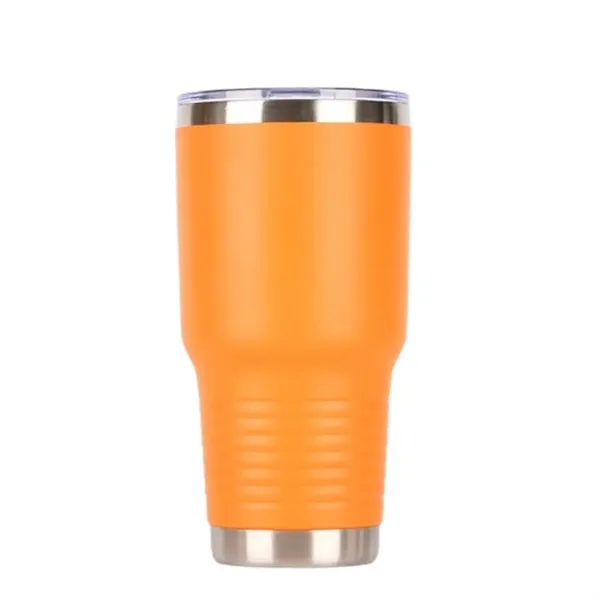 30 oz Double Wall Stainless Steel Tumbler with Straw Lid - 30 oz Double Wall Stainless Steel Tumbler with Straw Lid - Image 14 of 21