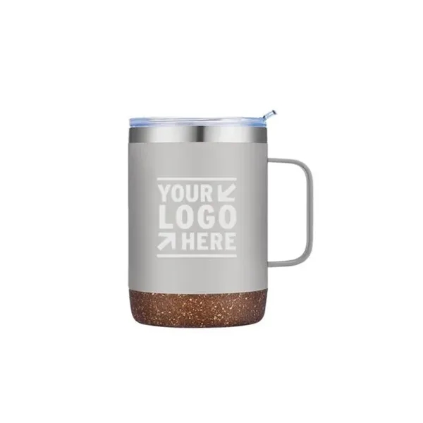 12 oz Coffee Mug with Insulated Cork Bottom - 12 oz Coffee Mug with Insulated Cork Bottom - Image 2 of 5