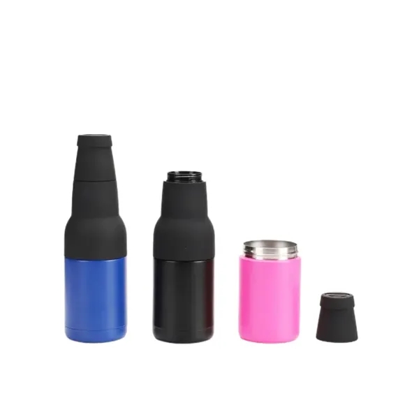 12/16 oz Stainless Steel Thermos Bottle Portable Cooler - 12/16 oz Stainless Steel Thermos Bottle Portable Cooler - Image 17 of 17
