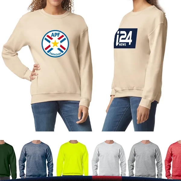 Gildan® 7.75 oz. Men's Cotton Crewneck Sweatshirts - Gildan® 7.75 oz. Men's Cotton Crewneck Sweatshirts - Image 0 of 41