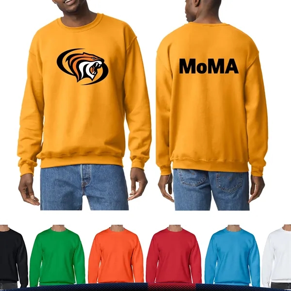 Gildan® 7.75 oz. Men's Cotton Crewneck Sweatshirts - Gildan® 7.75 oz. Men's Cotton Crewneck Sweatshirts - Image 1 of 41