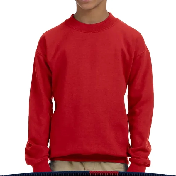 Gildan® Youth Cotton Crewneck Sweatshirts - Gildan® Youth Cotton Crewneck Sweatshirts - Image 10 of 14