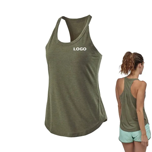 Women's Racerback Workout Athletic Running Tank Tops - Women's Racerback Workout Athletic Running Tank Tops - Image 0 of 6