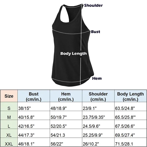 Women's Racerback Workout Athletic Running Tank Tops - Women's Racerback Workout Athletic Running Tank Tops - Image 1 of 6