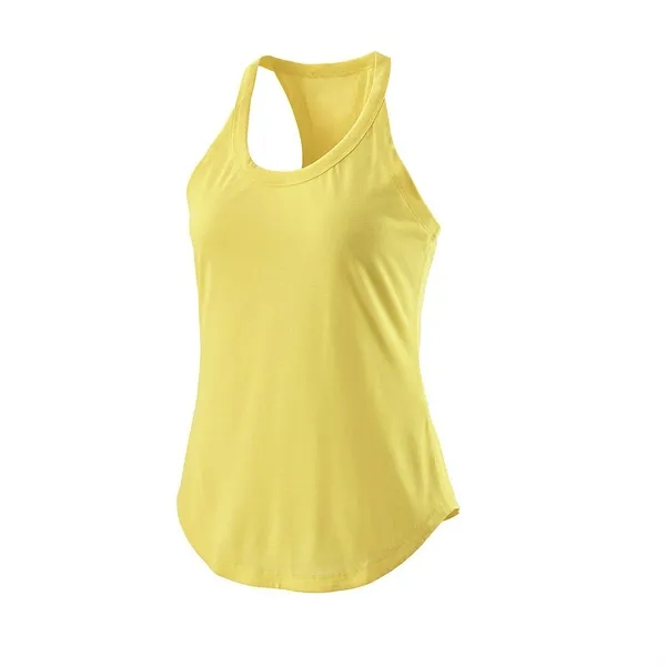 Women's Racerback Workout Athletic Running Tank Tops - Women's Racerback Workout Athletic Running Tank Tops - Image 4 of 6