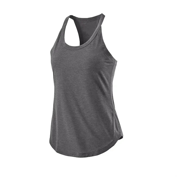 Women's Racerback Workout Athletic Running Tank Tops - Women's Racerback Workout Athletic Running Tank Tops - Image 5 of 6