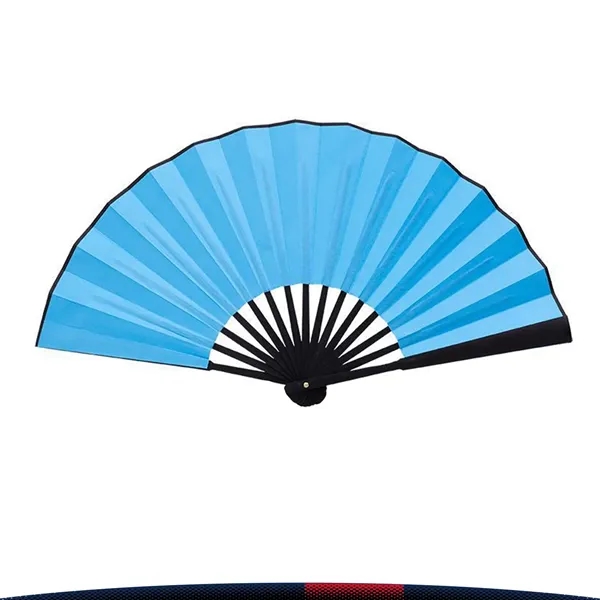 10" Handheld Folding Fan - 10" Handheld Folding Fan - Image 1 of 8