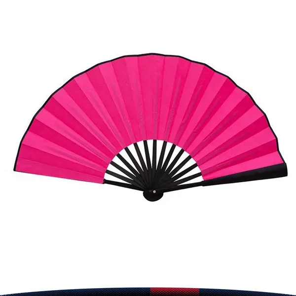 10" Handheld Folding Fan - 10" Handheld Folding Fan - Image 2 of 8