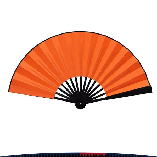 10" Handheld Folding Fan - 10" Handheld Folding Fan - Image 3 of 8