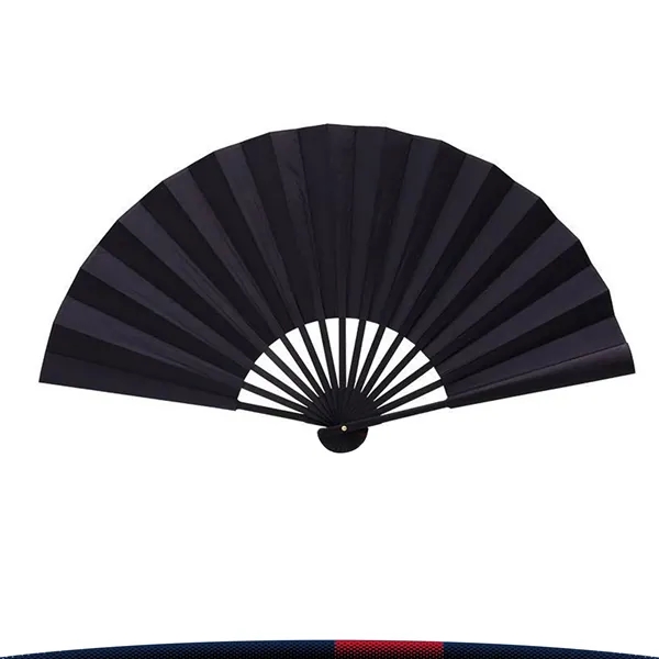 10" Handheld Folding Fan - 10" Handheld Folding Fan - Image 6 of 8