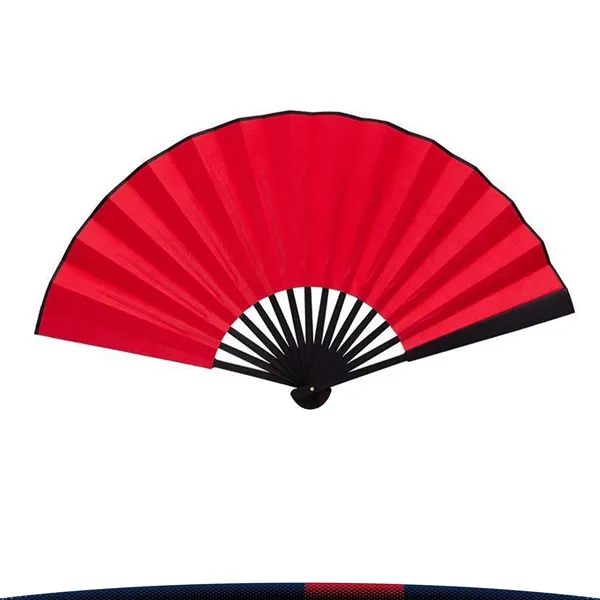 10" Handheld Folding Fan - 10" Handheld Folding Fan - Image 7 of 8