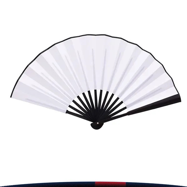 10" Handheld Folding Fan - 10" Handheld Folding Fan - Image 8 of 8