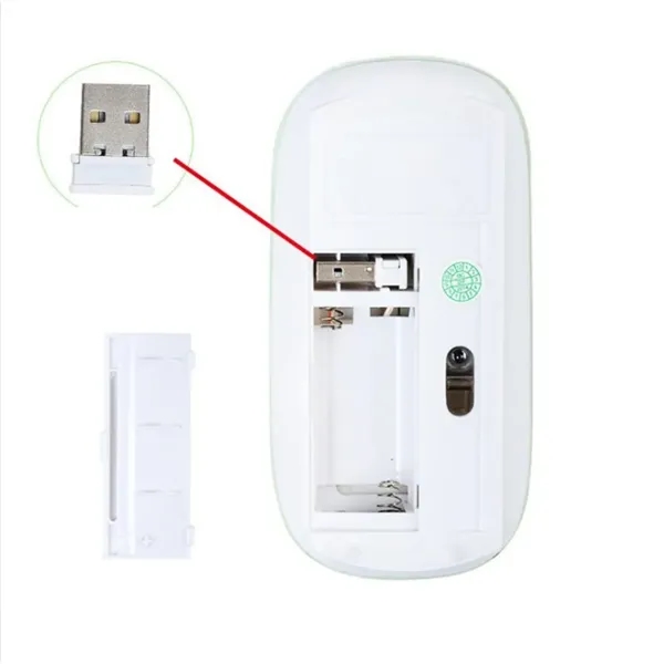 2.4GHz Wireless Mouse With USB Receiver - 2.4GHz Wireless Mouse With USB Receiver - Image 2 of 2