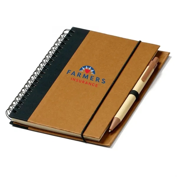 Eco Hardcover Journal & Pen - Eco Hardcover Journal & Pen - Image 3 of 4