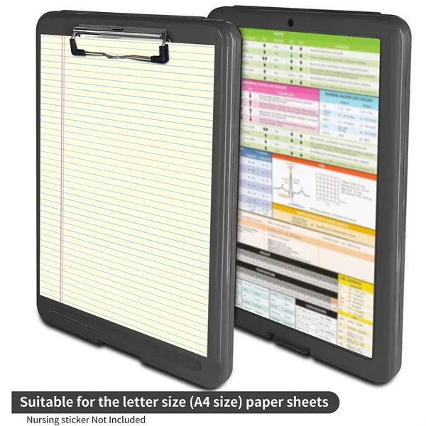 A4 Binder Clipboards with Storage and Pen Holder - A4 Binder Clipboards with Storage and Pen Holder - Image 3 of 5