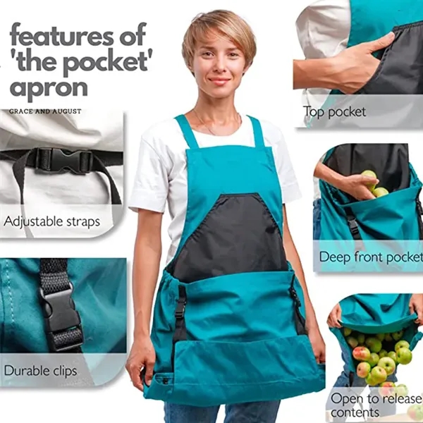 Multifunction Gardening Apron - Multifunction Gardening Apron - Image 2 of 4