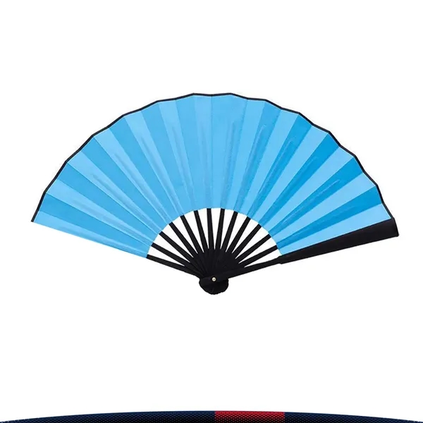 8" Folding Bamboo Hand Fan - 8" Folding Bamboo Hand Fan - Image 1 of 8