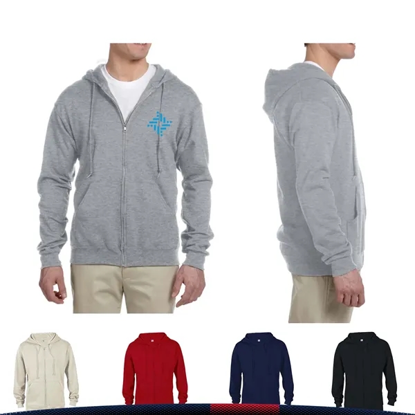 Delta Apparel® Adult Full Zip Hooded Sweatshirts - Delta Apparel® Adult Full Zip Hooded Sweatshirts - Image 0 of 3