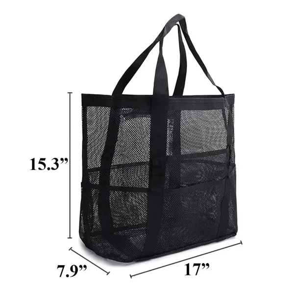 Multi Pocket Beach Family Tote Bag - Multi Pocket Beach Family Tote Bag - Image 3 of 5