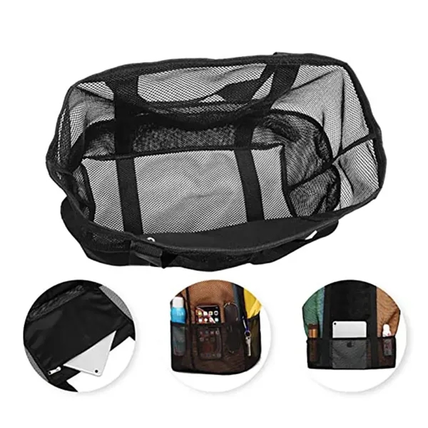 Multi Pocket Beach Family Tote Bag - Multi Pocket Beach Family Tote Bag - Image 4 of 5