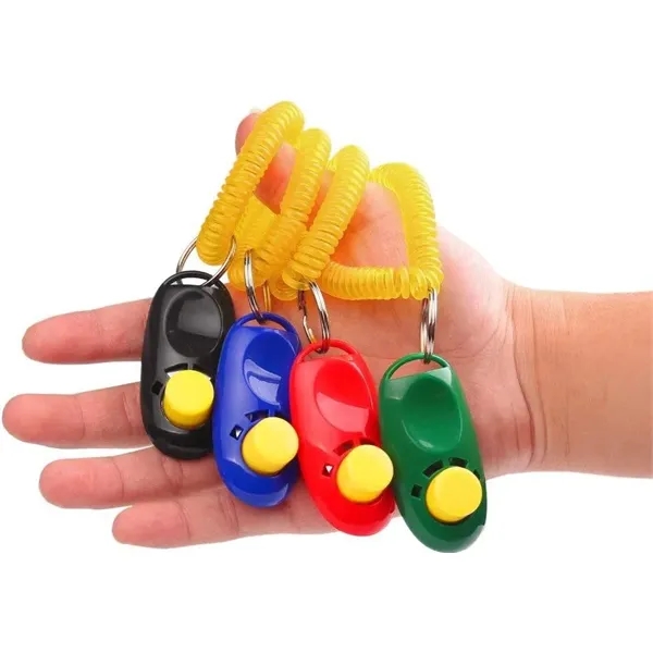 Pet Dog Training Clicker with Wrist Bands Strap - Pet Dog Training Clicker with Wrist Bands Strap - Image 1 of 19