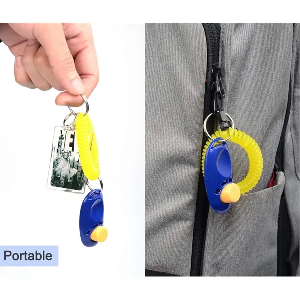 Pet Dog Training Clicker with Wrist Bands Strap - Pet Dog Training Clicker with Wrist Bands Strap - Image 5 of 19