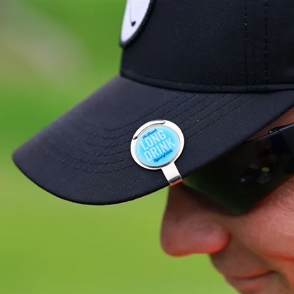 Golf Hat Clip w/ Full Color Ball Marker - Golf Hat Clip w/ Full Color Ball Marker - Image 3 of 6