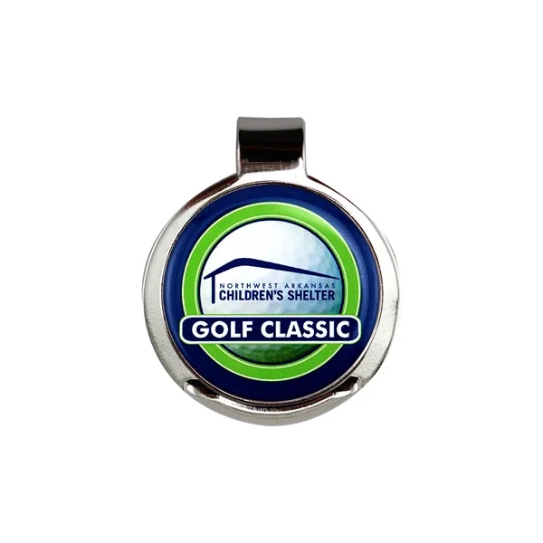 Golf Hat Clip w/ Full Color Ball Marker - Golf Hat Clip w/ Full Color Ball Marker - Image 5 of 6