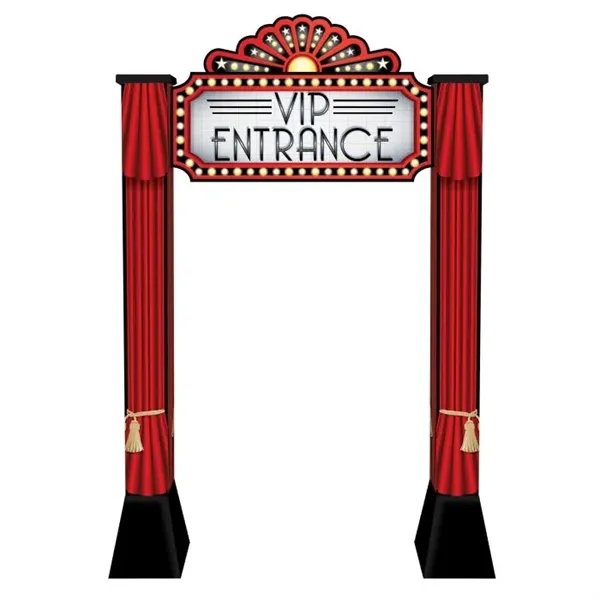 Red Carpet 3-D Archway Prop - Red Carpet 3-D Archway Prop - Image 0 of 3