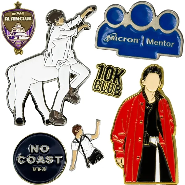 1" Soft Enamel Custom Lapel Pins - 1" Soft Enamel Custom Lapel Pins - Image 0 of 3