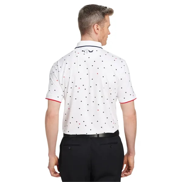 Puma Golf Men's Volition Skylight Patriotic Polo - Puma Golf Men's Volition Skylight Patriotic Polo - Image 1 of 7