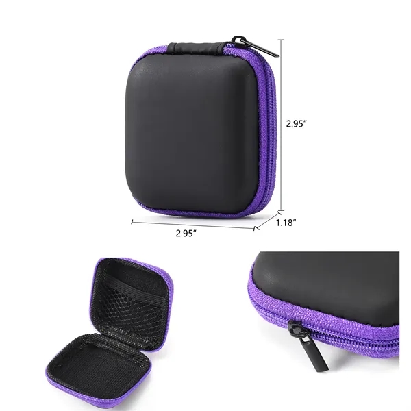 Square Hard EVA Earbud Carrying Case - Square Hard EVA Earbud Carrying Case - Image 1 of 1