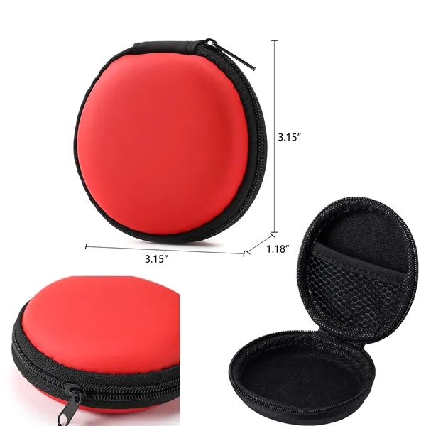 Hard EVA Round Earphone Storage Case - Hard EVA Round Earphone Storage Case - Image 1 of 1